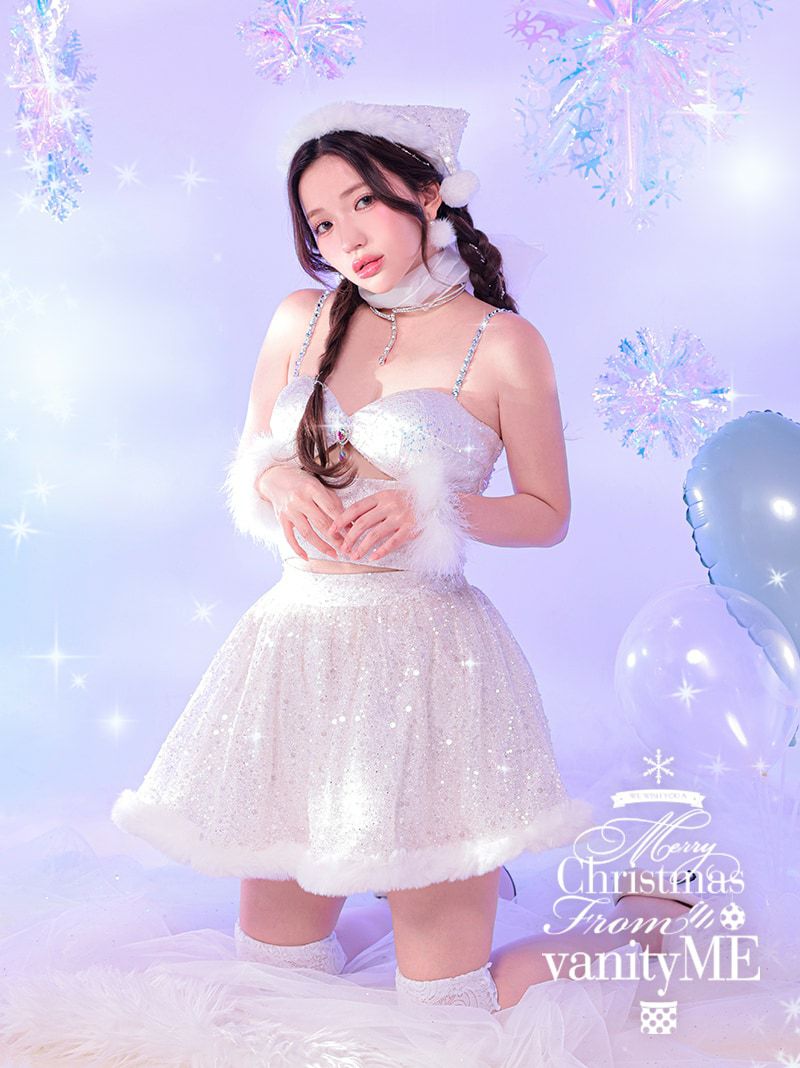 ジュエリー フレア サンタ ホワイト