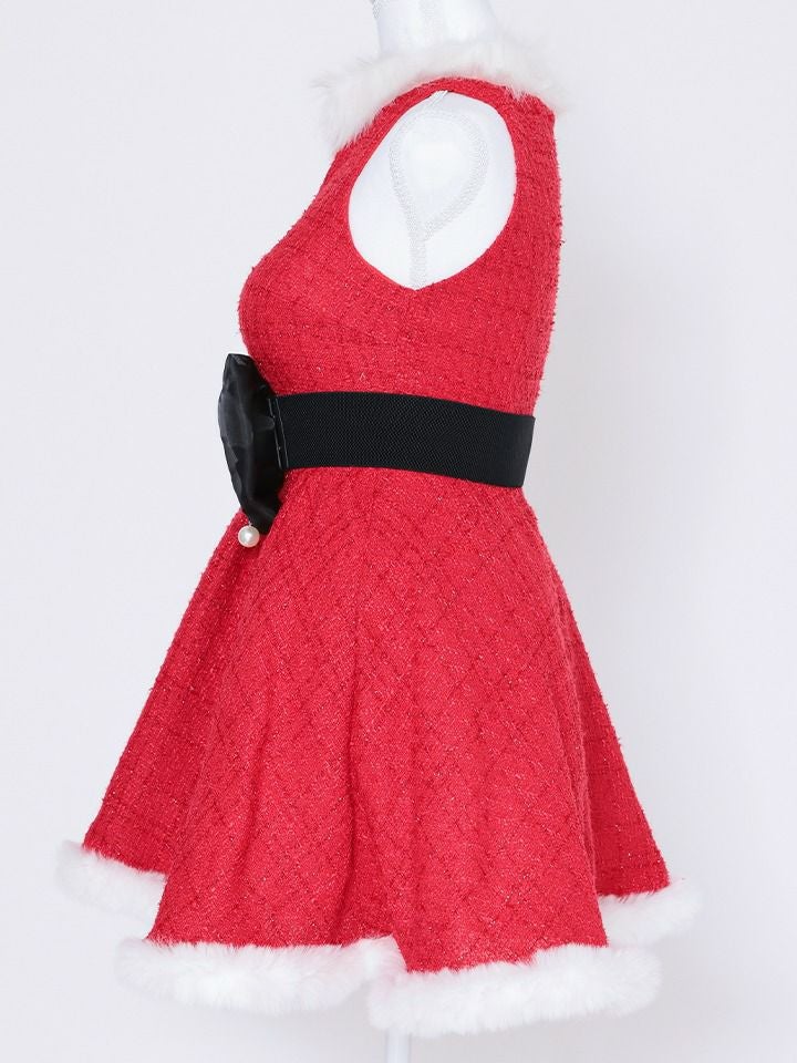 3点セット】at Tiffany's SANTA ティファニー サンタ レッド 【リボン