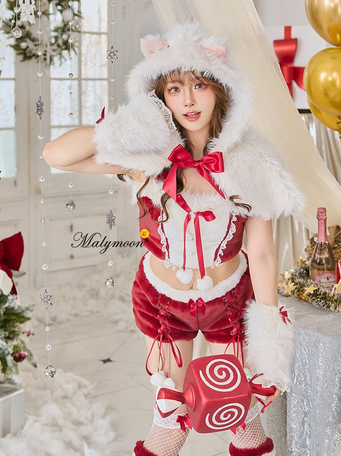 7点セット】Malymoon マリームーン ふわふわメレンゲリボンキャット