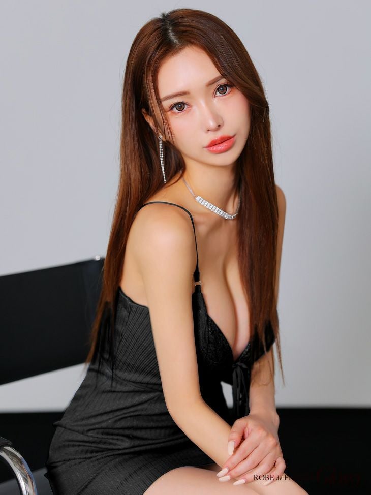  Glossy ローブドフルールグロッシーバストレースリブタイトミニキャバドレス gl3915-c