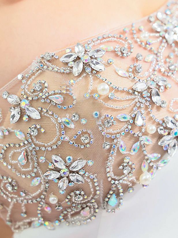 AngelR エンジェルアール リボンデザインアシンメトリービジューパールメッシュタイトミニドレス ミント ar25802-2-ks