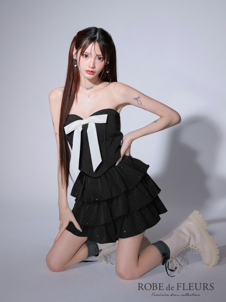 8月中旬頃入荷予定】ROBE de FLEURS ローブドフルール ビッグリボン