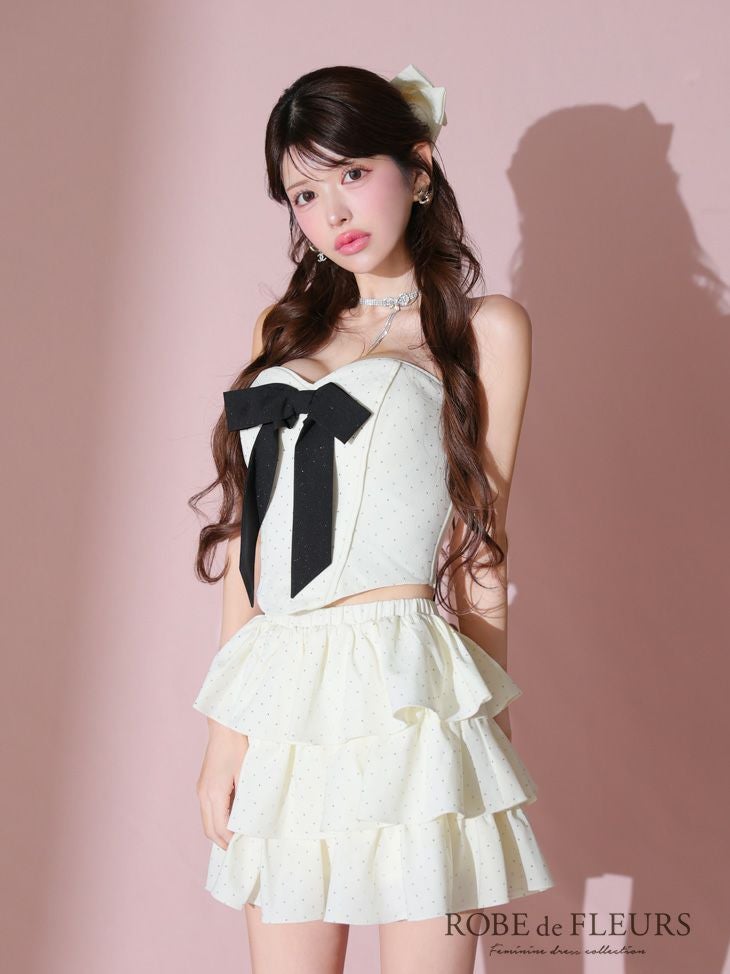 8月中旬頃入荷予定】ROBE de FLEURS ローブドフルール ビッグリボン