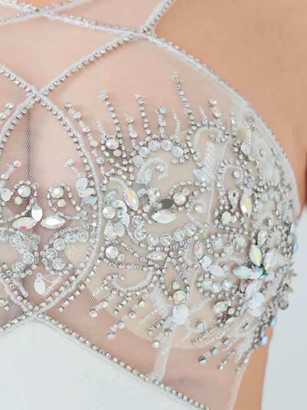 AngelR エンジェルアール フロントクロスデザインシースルービジュータイトミニドレス ベージュ ar25811-2-ks