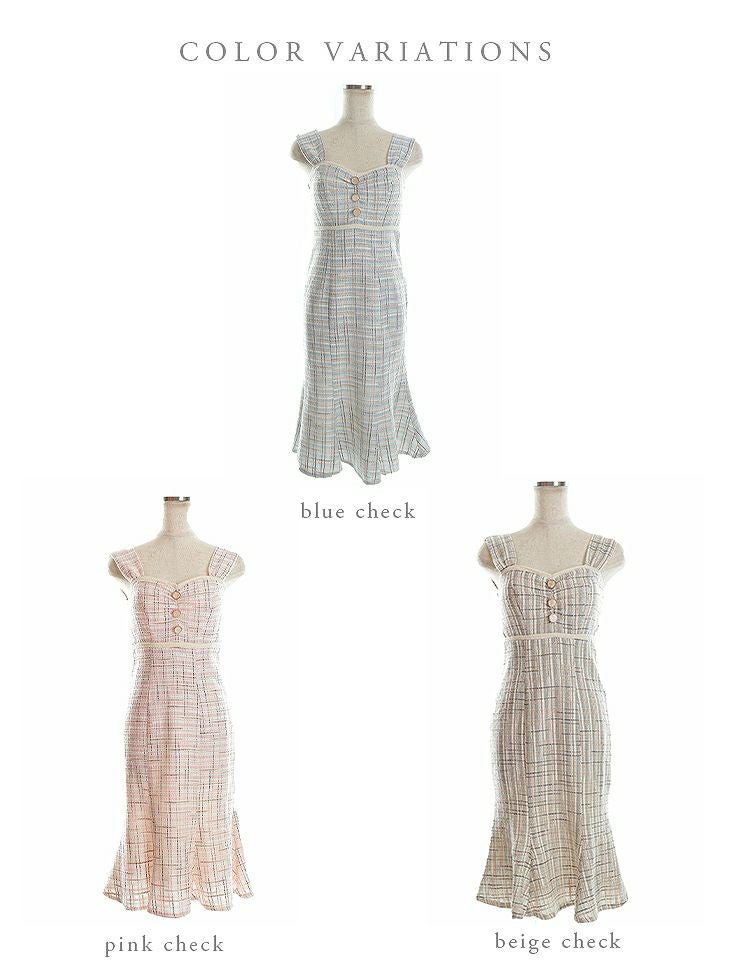 DEA. ディア バイ ローブドフルール ラメ入りスプリングニットミディキャバドレス de2725-s25