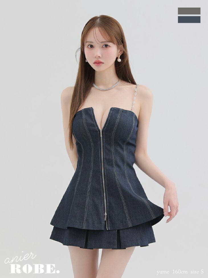 ROBE de FLEURS anier.ROBE ローブドフルール アニエルローブ Denim