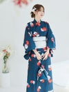 【4点セット】Malymoon マリームーン レディモダン花結び2way浴衣 mlyk-25-10307