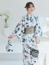 【4点セット】Malymoon マリームーン スタイリッシュモダン花柄2way浴衣 mlyk-25-10305