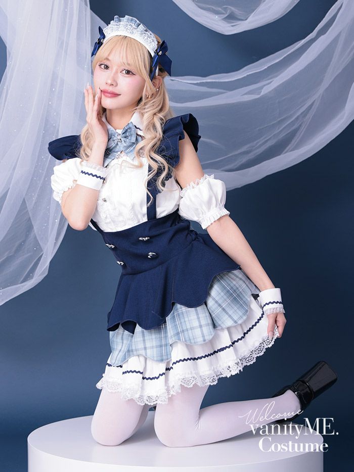 マリームーン ロイヤルブルーメイド服 6月下旬入荷予定》【10点セット】Malymoon マリームーン ロイヤル