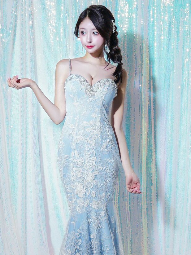AngelR エンジェルアール レースベアトップパールマーメイドタイト