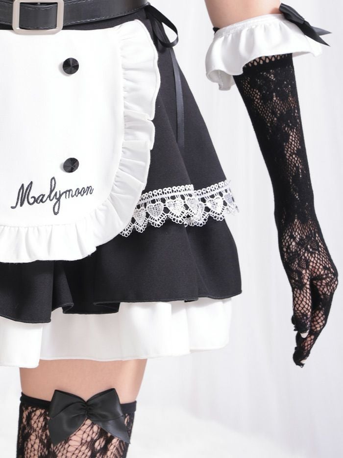 【8点セット】Malymoon マリームーン トゥインクルドールメイド [ブラック] ml10223-1