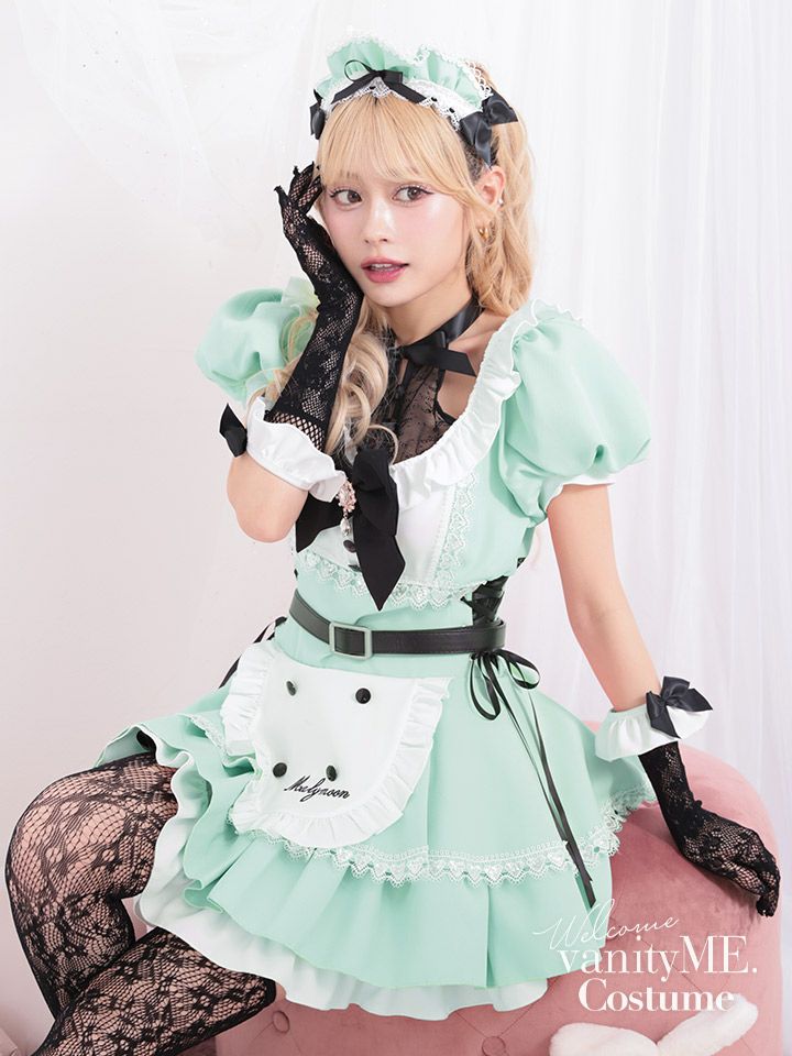 【8点セット】Malymoon マリームーン トゥインクルドールメイド [グリーン] ml10223-5