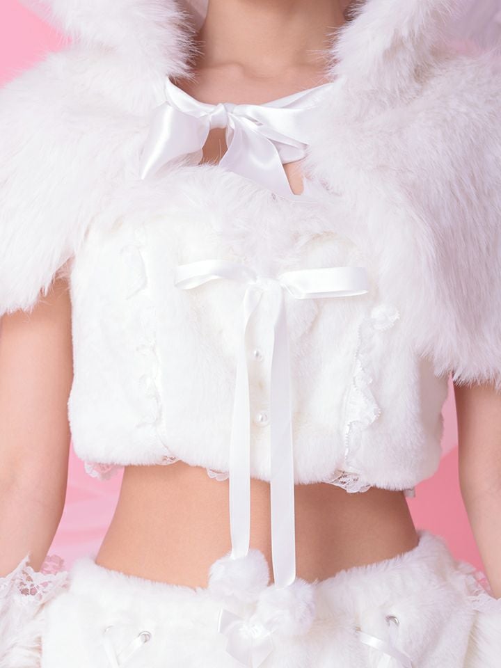 【7点セット】Malymoon マリームーン ふわふわメレンゲリボンキャットサンタ [ゆりなちゃん着用] ml10032-yu