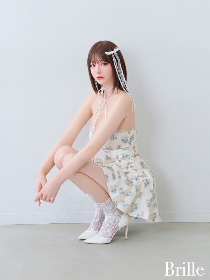 Brille プリエ fleur de brille setup dress フルールプリエセットアップミニドレス brille3788