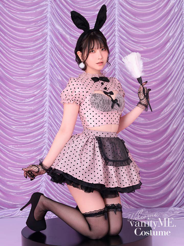 POLKA　DOTS Maid.   [ピンク]