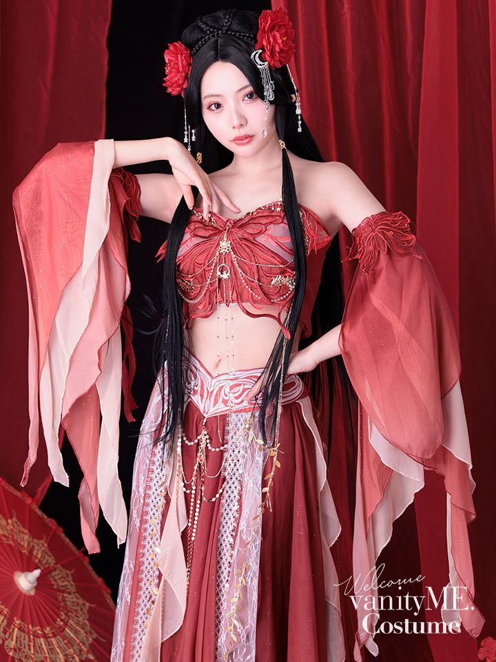 5点セット】舞｜天女風 中国漢服コスプレ アラビアンテイスト衣装
