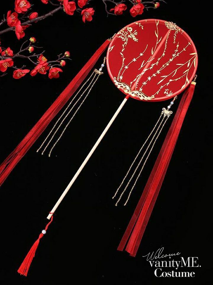漢服コスプレ 団扇  中国風小物 