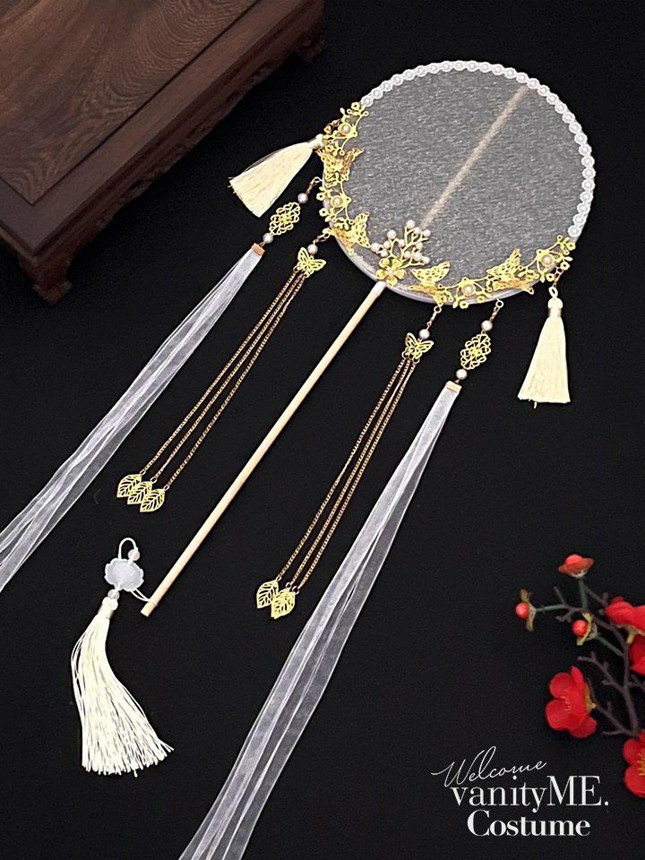 漢服コスプレ 団扇  中国風小物 