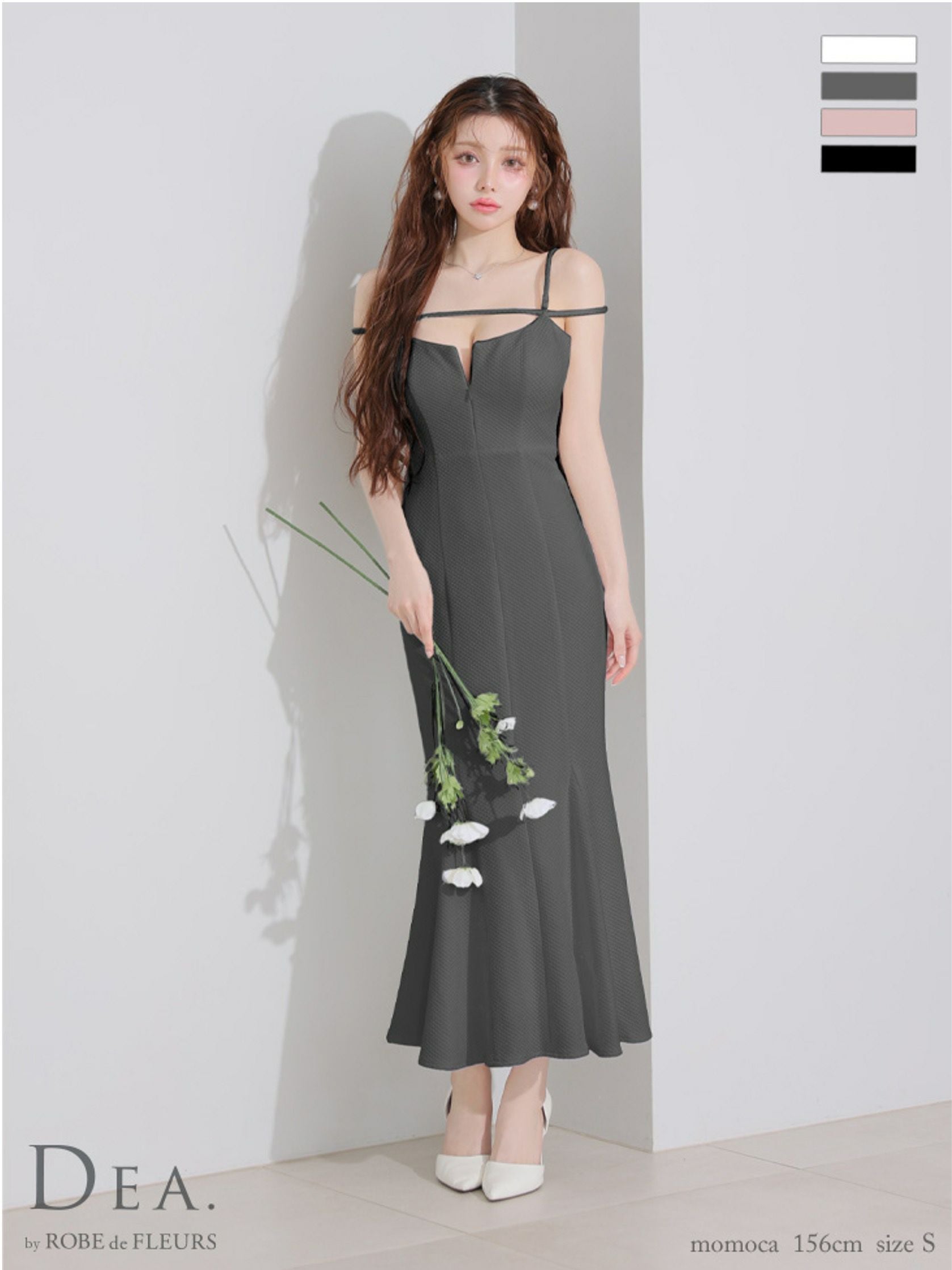 white/black/pink：7月中旬頃入荷予定】DEA. ディア バイ ローブド