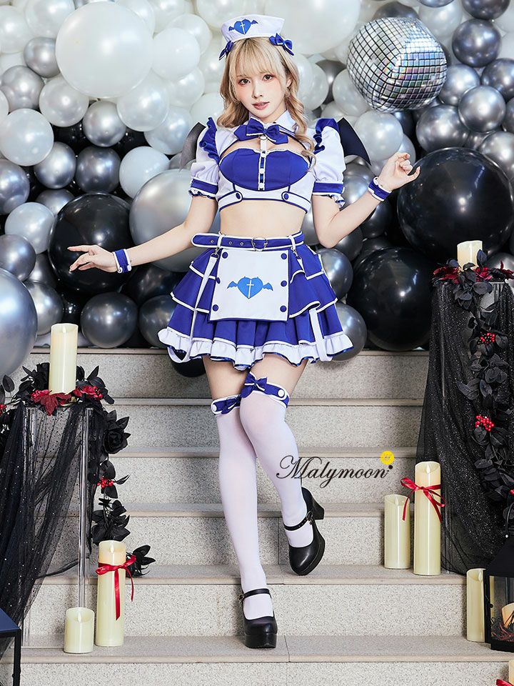 【12点セット】Malymoon マリームーン スイートトラップサキュバスナース  [レッド/ブルー] ml10263