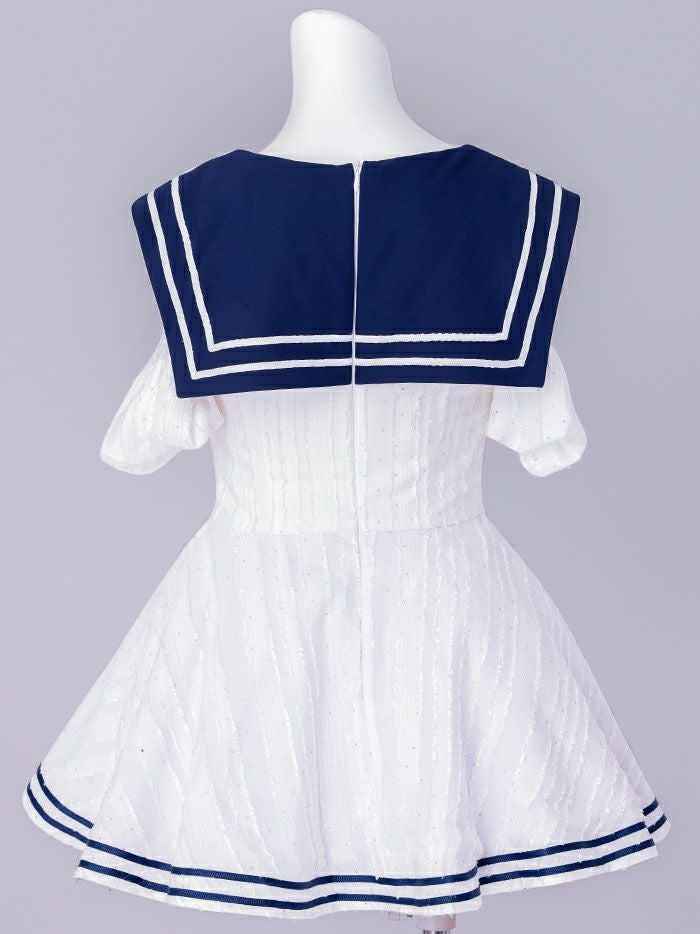 【2点セット】Marine Etoile Sailor マリンエトワールセーラー[ホワイト] vcsot-250235-2a