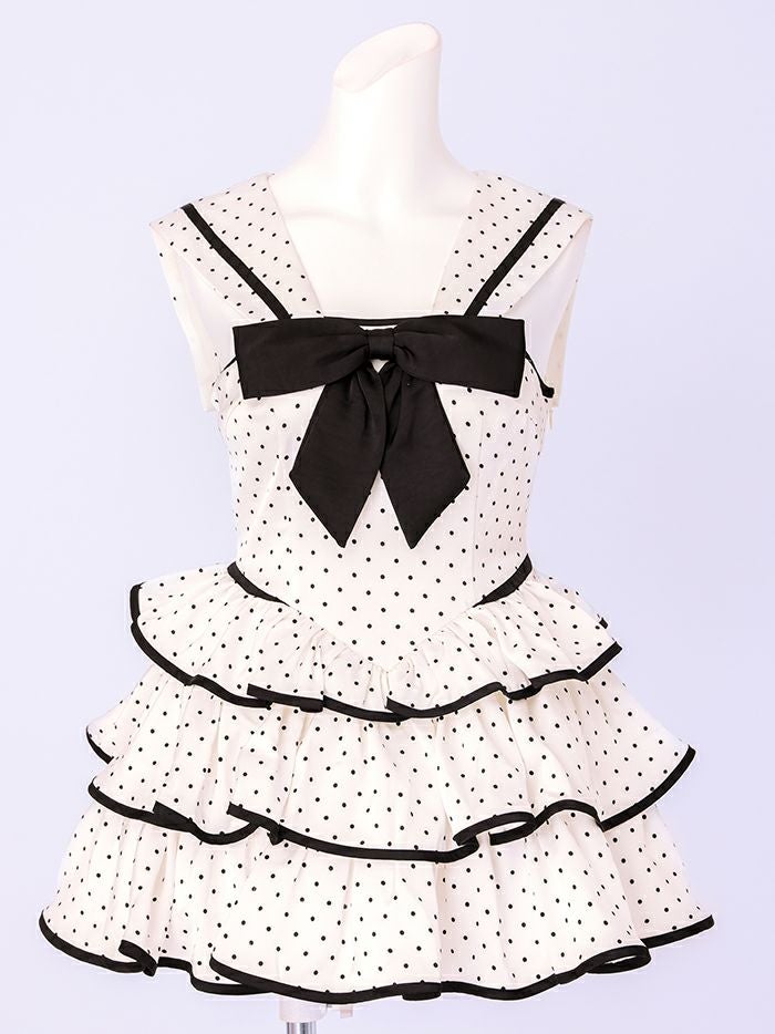 【2点セット】Dot Sweet Marine ドットスイートマリン [ホワイト] vcsot-250233-2a