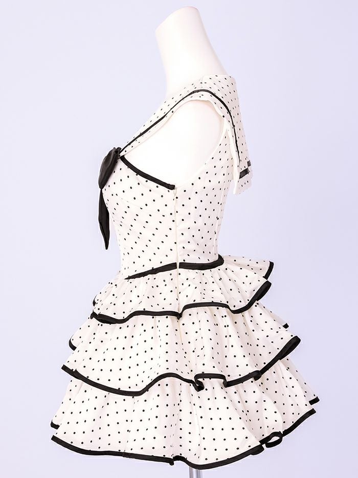 【2点セット】Dot Sweet Marine ドットスイートマリン [ホワイト] vcsot-250233-2a