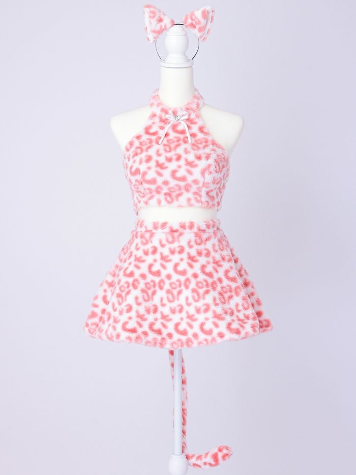 【3点セット】TAILOR mew テイラー ミュー ヒョウ柄 [ピンク] vcsot-230536-8