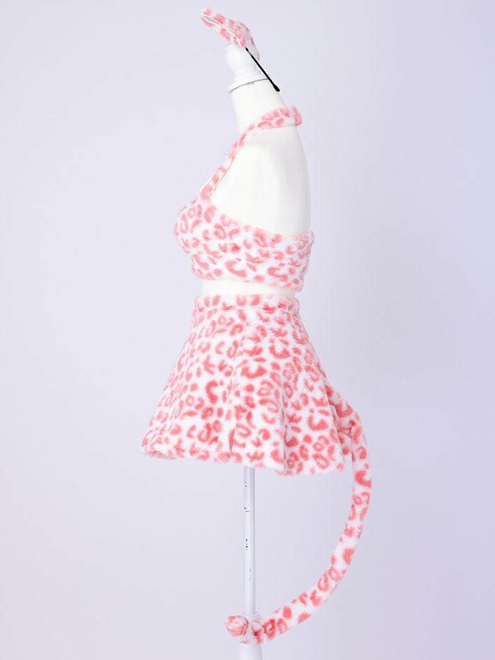 【3点セット】TAILOR mew テイラー ミュー ヒョウ柄 [ピンク] vcsot-230536-8