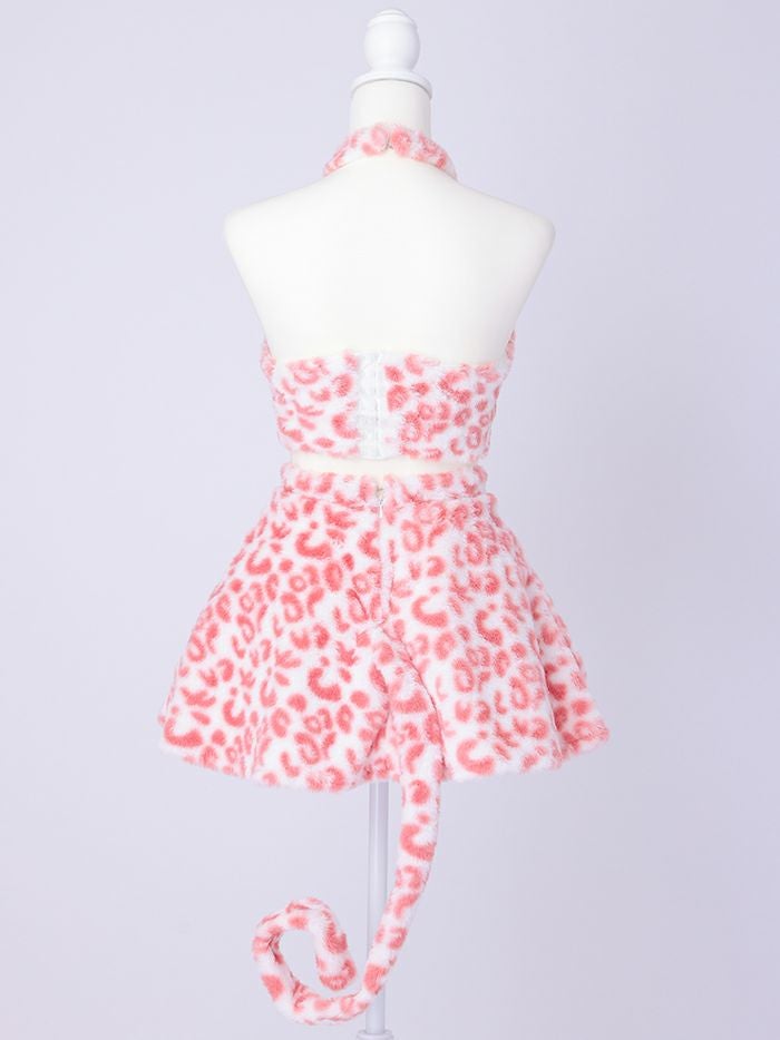 【3点セット】TAILOR mew テイラー ミュー ヒョウ柄 [ピンク] vcsot-230536-8