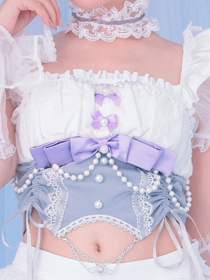 【10点セット】Malymoon マリームーン ロココフィーユキャットドレス [ブルー] ml10253-2