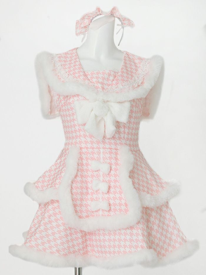 【4点セット】シュガーセーラーガールドレス ピンク vcsmd-250220-1