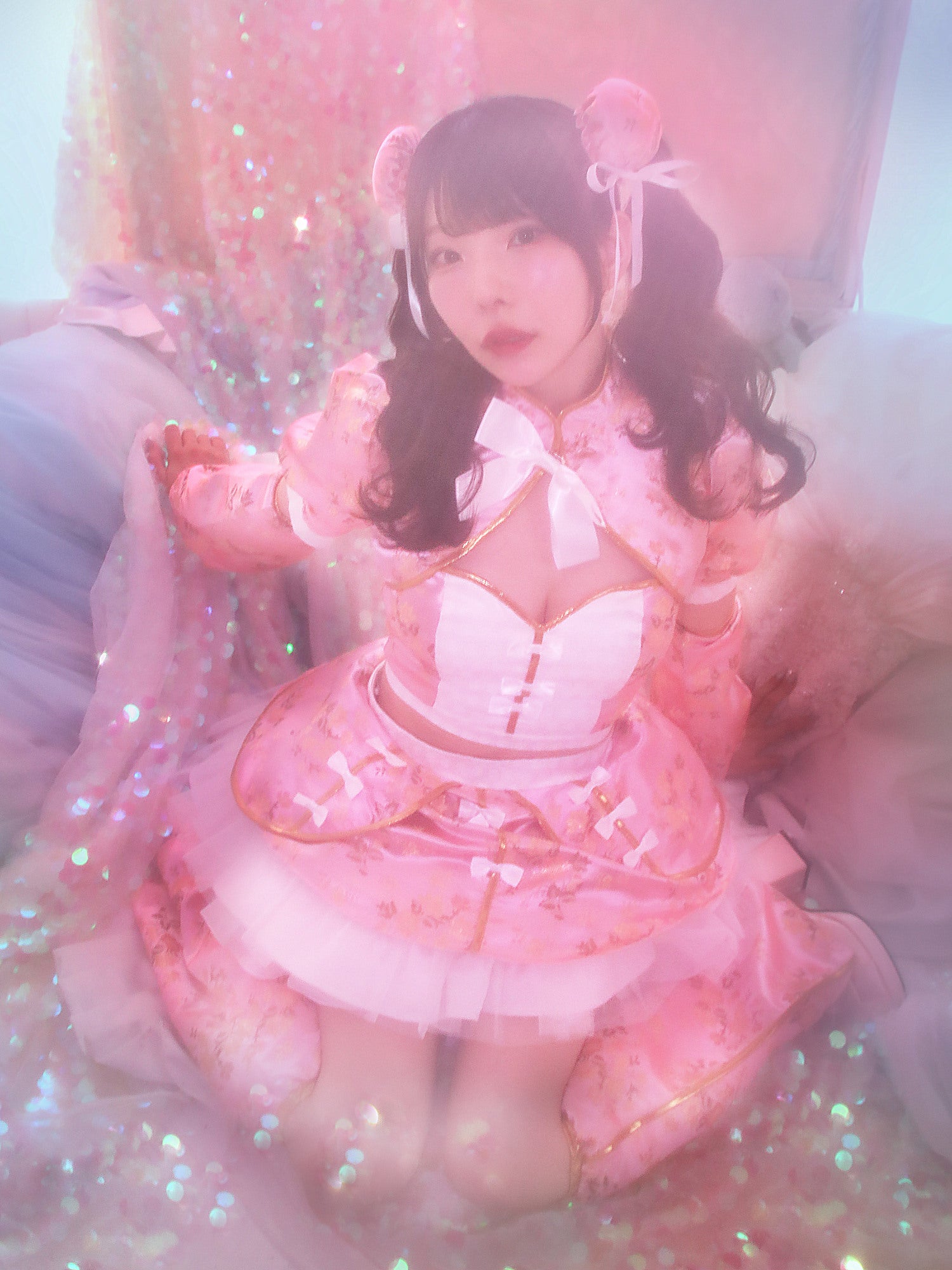 【6点セット】sweet dream china dress!! ピンク vcsch-23987-1