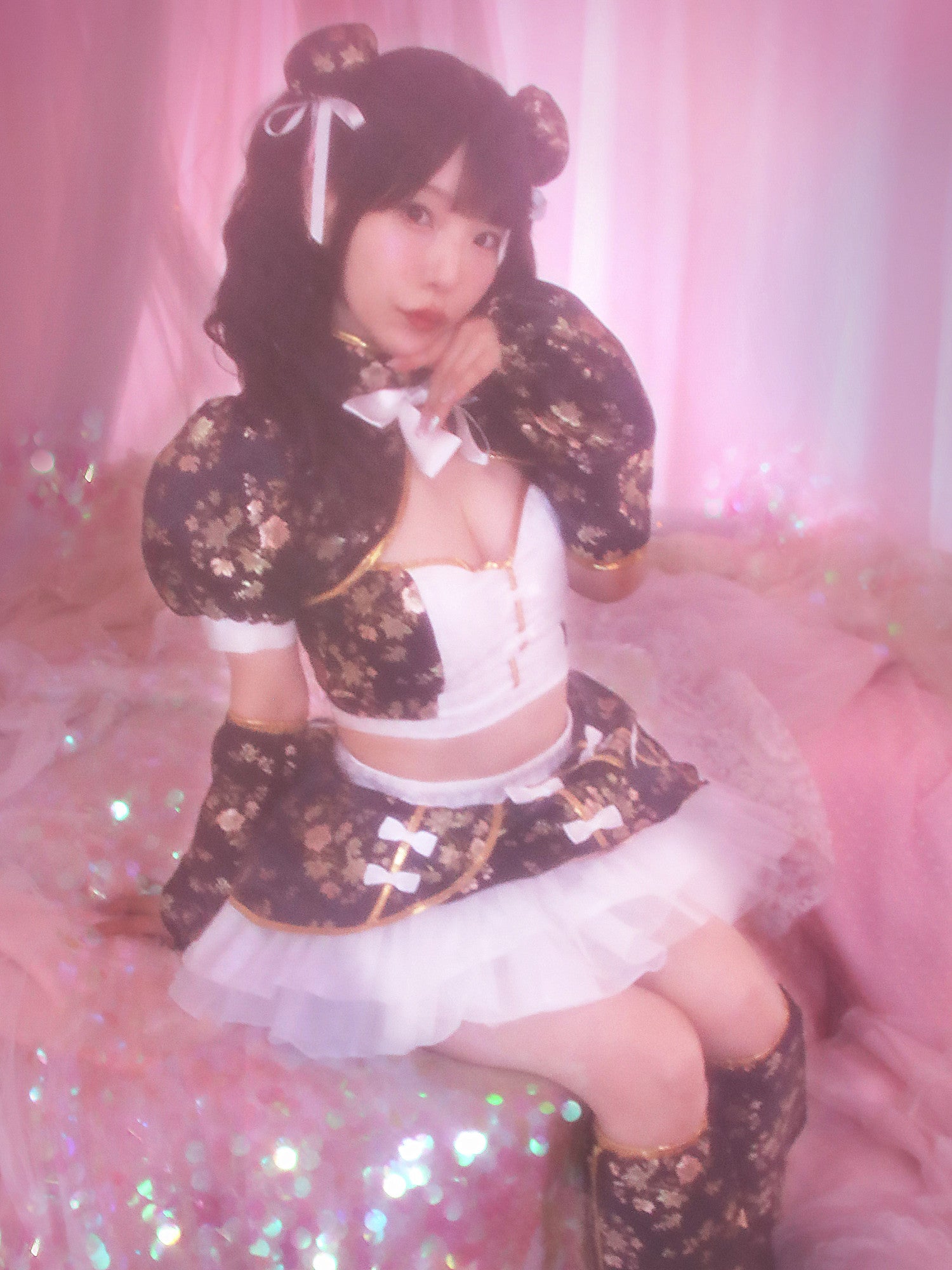 【6点セット】sweet dream china dress!! ブラック vcsch-23987-2