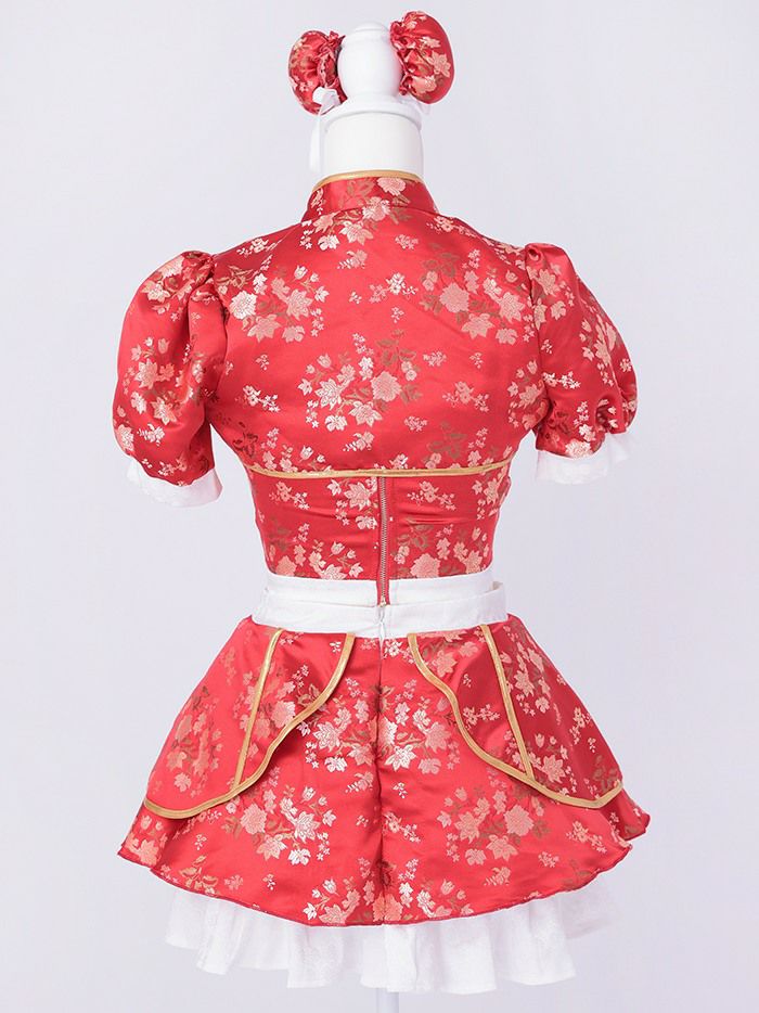 【6点セット】sweet dream china dress!! レッド vcsch-23987-3