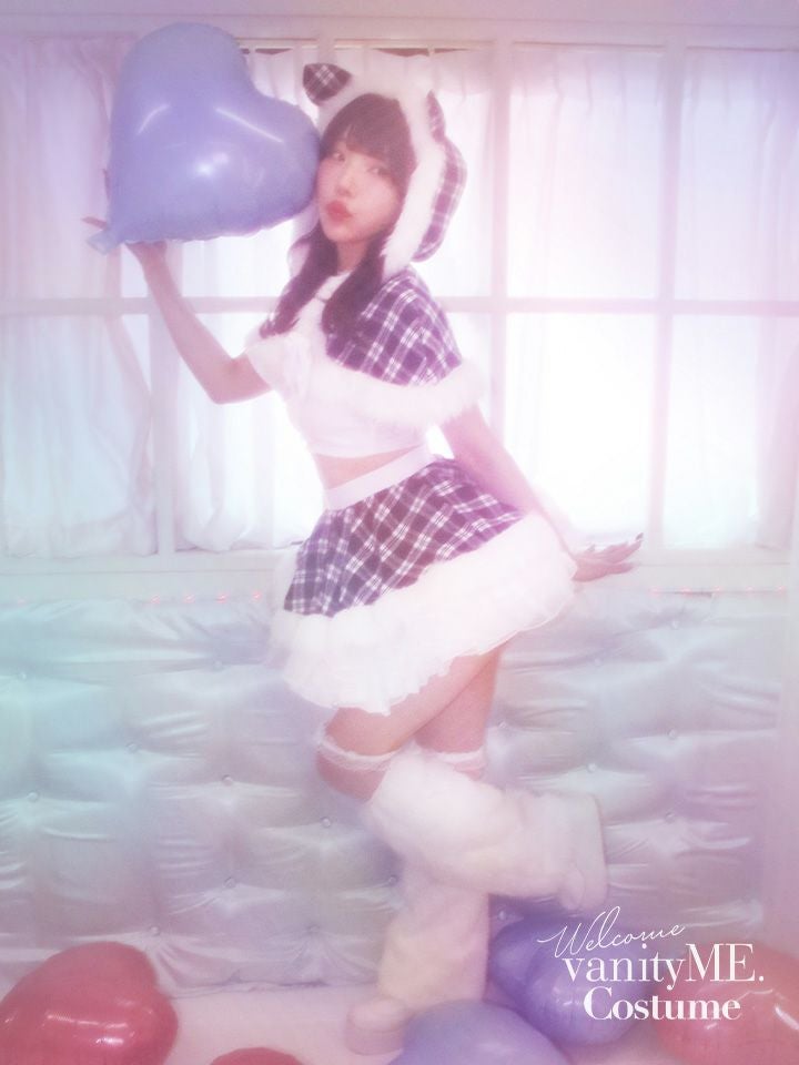 【3点セット】おてんばキャットドレス ブラック vcsct-23986-1