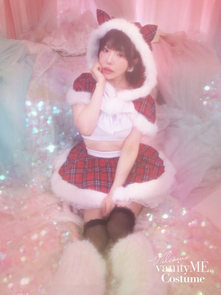 【3点セット】おてんばキャットドレス レッド vcsct-23986-2