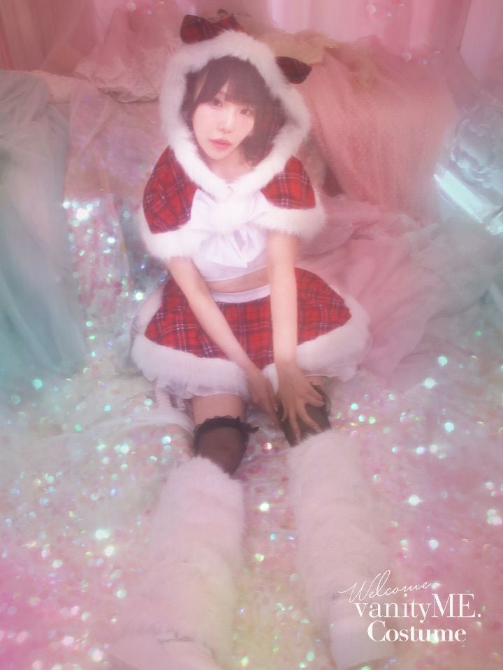 【3点セット】おてんばキャットドレス レッド vcsct-23986-2