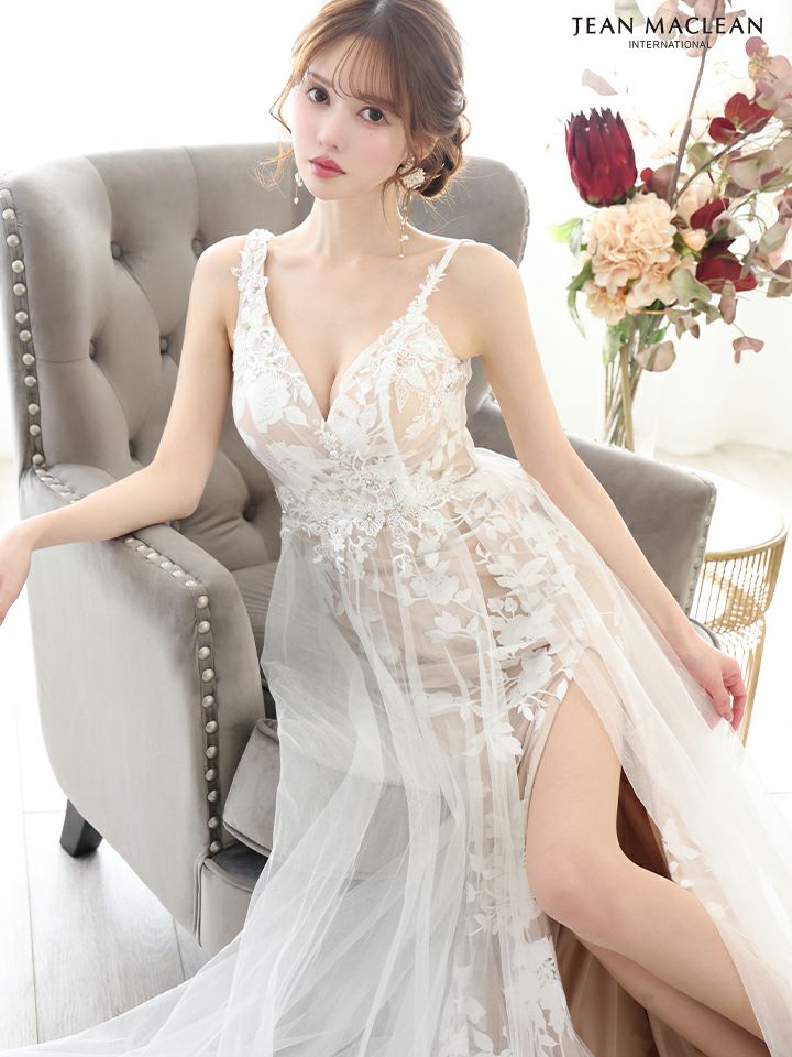 JEAN MACLEAN ジャンマクレーン フラワー総レース/ヌードベース