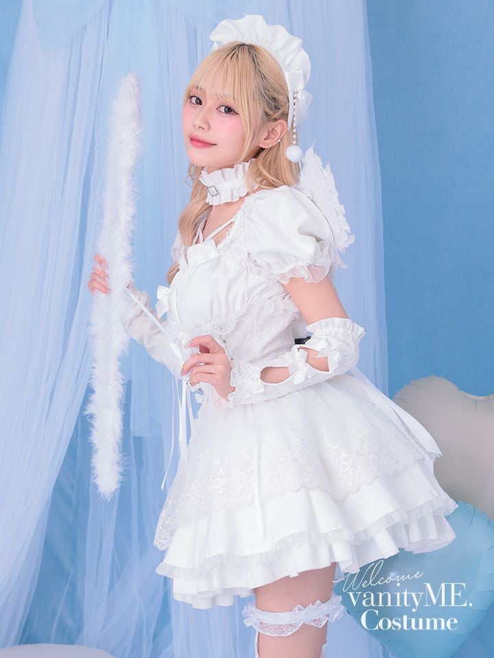 【7点セット】Malymoon マリームーン ゴシックドールエンジェル [ホワイト] ml10249-1