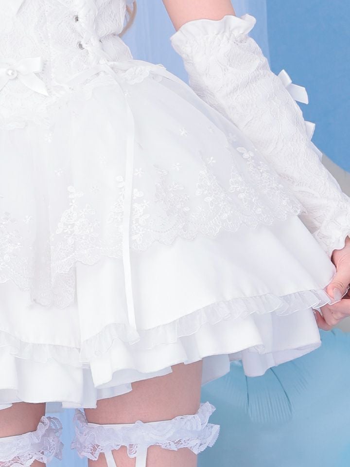 【7点セット】Malymoon マリームーン ゴシックドールエンジェル [ホワイト] ml10249-1