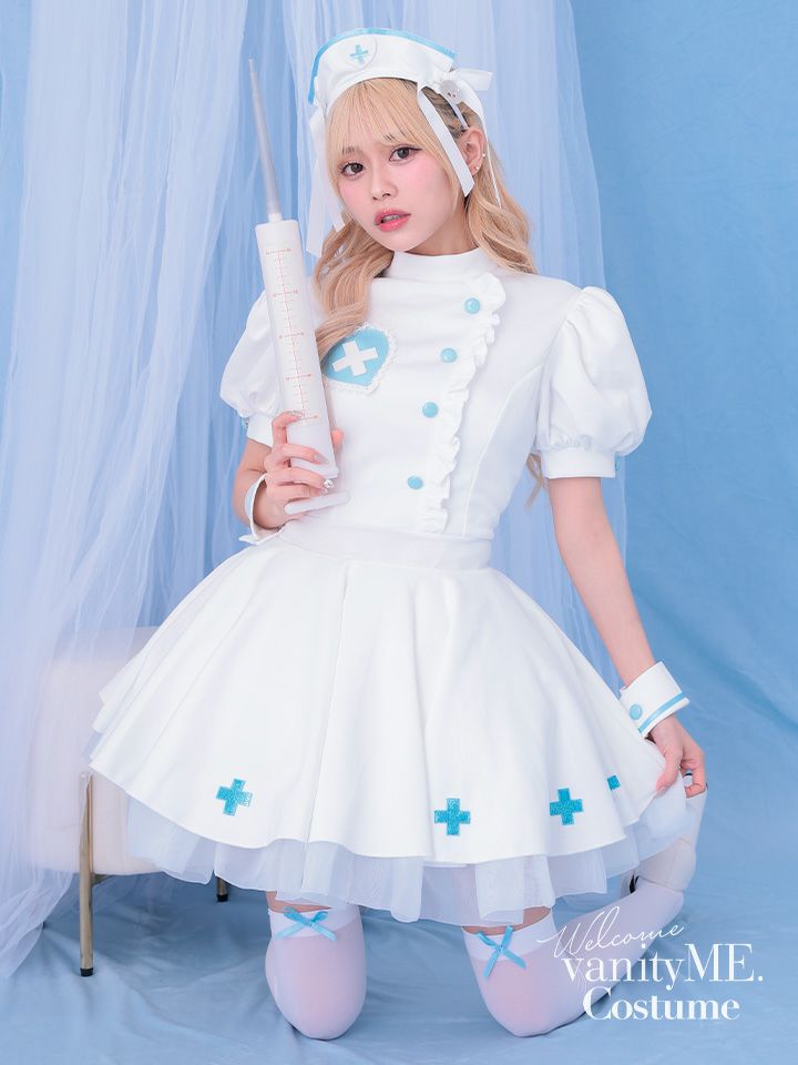 【5点セット】Malymoon マリームーン ラブティントスカルナース [ホワイト] mlcs2510350