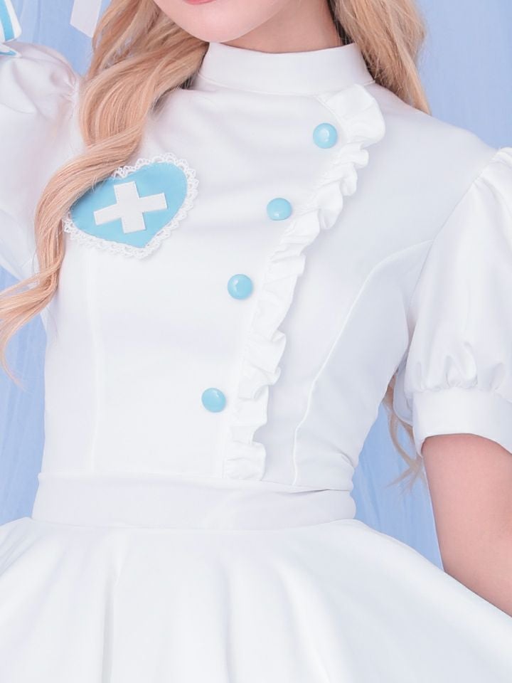 【5点セット】Malymoon マリームーン ラブティントスカルナース [ホワイト] mlcs2510350