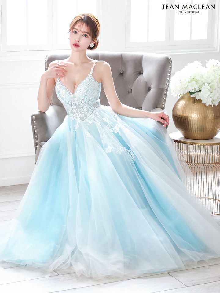 JEAN MACLEAN ジャンマクレーン ミルキーベース/パステルカラー/刺繍/姫/ロングドレス ja51883-c