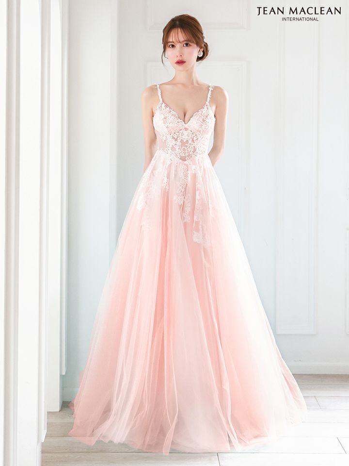 JEAN MACLEAN ジャンマクレーン ミルキーベース/パステルカラー/刺繍/姫/ロングドレス ja51883-c
