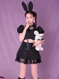 【5点セット】bubu girl bunny ブブ ガール バニー ブラック vcsbn-23989