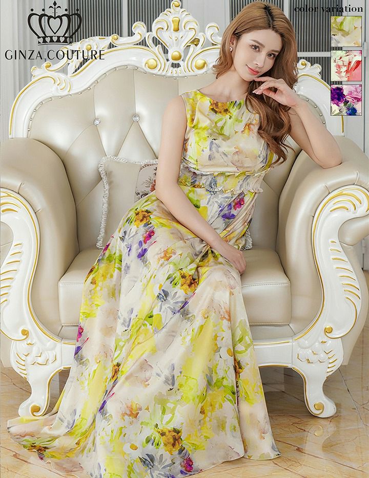 オンラインストア卸売 ERUKEI GINZA COUTURE 花柄 ドレス 【公式通販】 オンラインストア卸売 ERUKEI GINZA COUTURE 花柄 ドレス 【公式通販】