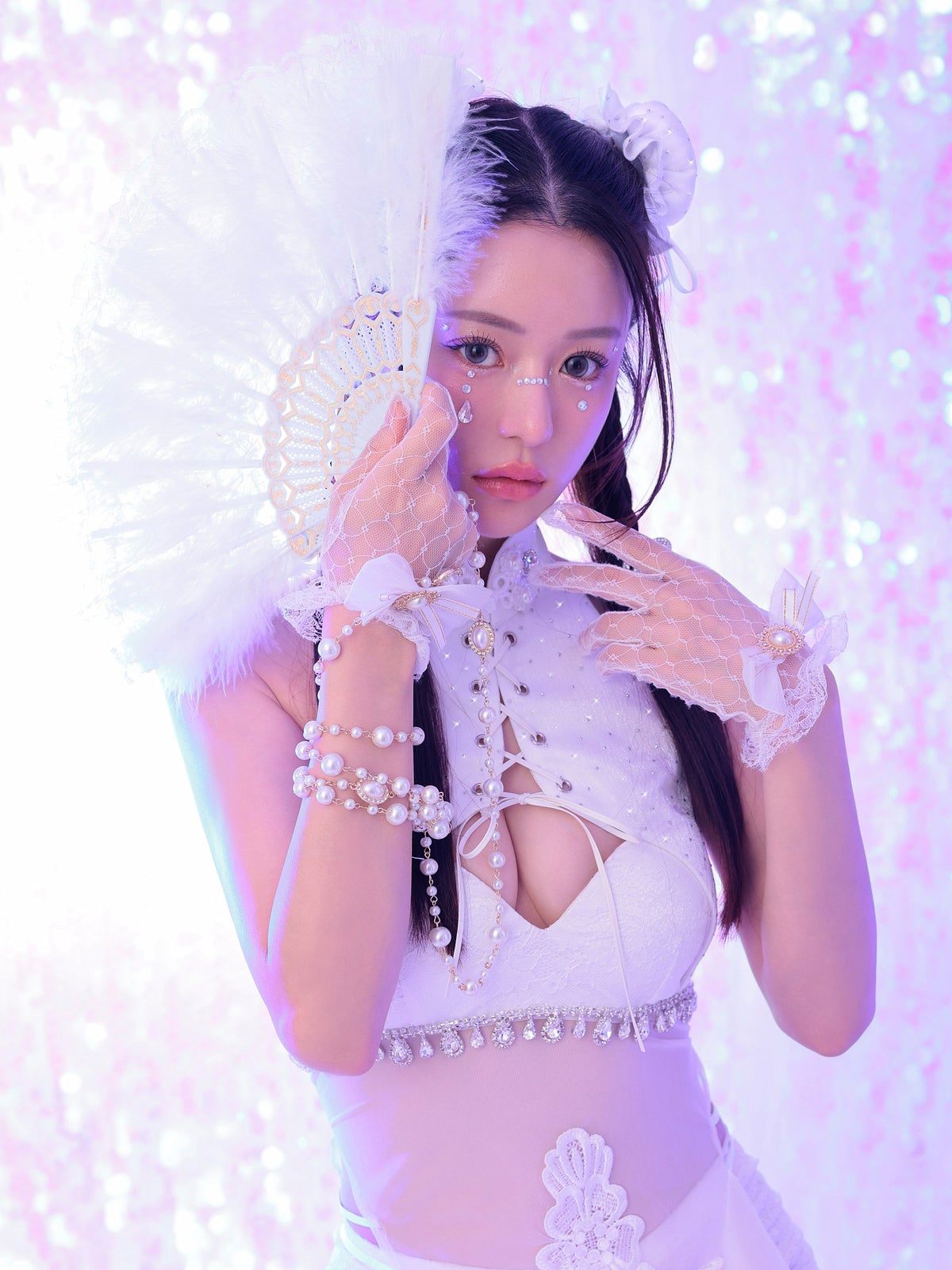 【3点セット】jewelry core CHINA ジュエリーコア チャイナ ホワイト 白 vcsch-250228-1