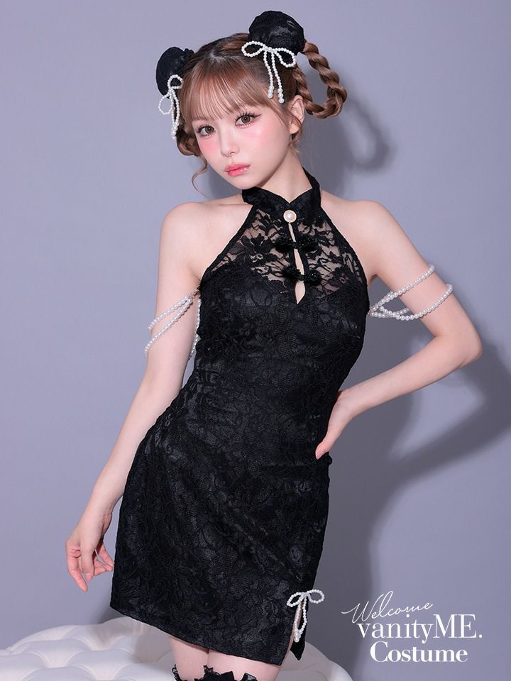6点セット】Malymoon マリームーン レースブラックメイド服 ml5346