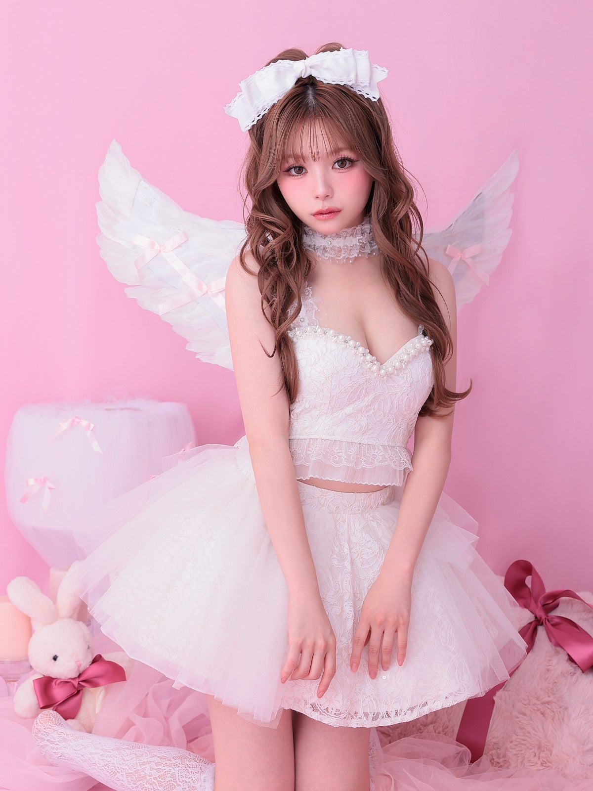 【5点セット】Tutu Baby Angel トゥトゥ ベイビー エンジェル ホワイト vcsot-250230-2a